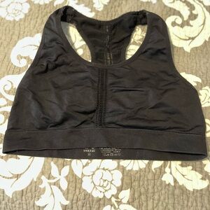 Black sports bra large